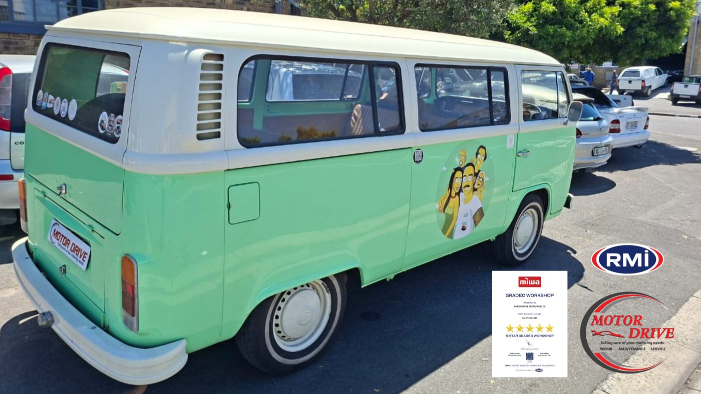 Motordrive's mint VW Kombi, an RMI accredited, 5-star MIWA graded workshop